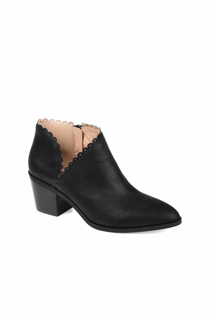NEW JOURNEE COLLECTION women's tessa bootie in black